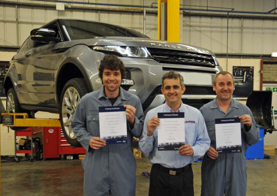 Evoque Introduction course at the Land Rover Technical Academy Evoque Introduction course at the Land Rover Technical Academy