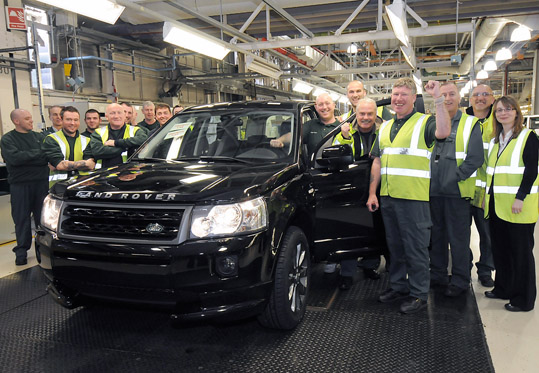Land Rover Celebrates Production Of The 300,000th Freelander 2
